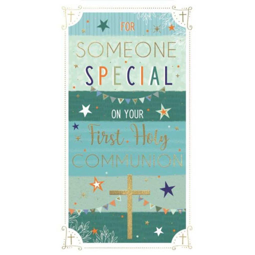 Picture of FOR SOMEONE SPECIAL FIRST HOLY COMMUNION CARD